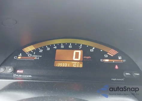 2001 Honda S2000 z USA, uszkodzony, nr VIN JHMAP11471T004536